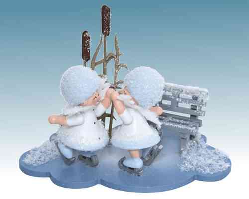 Kuhnert Schneeflöckchen auf Wolke "Eiskunstpaar"