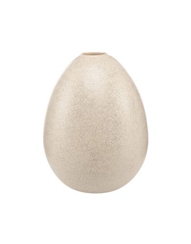 Goebel Silver Grey Egg - Vase 17cm "Bunny de Luxe"