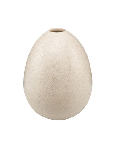 Goebel Silver Grey Egg - Vase 10 cm "Bunny de Luxe"
