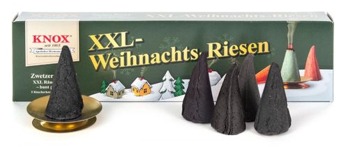 KNOX Räucherkerzen XXL-Weihrauch-Myrrhe (5), inkl. Glimmschale
