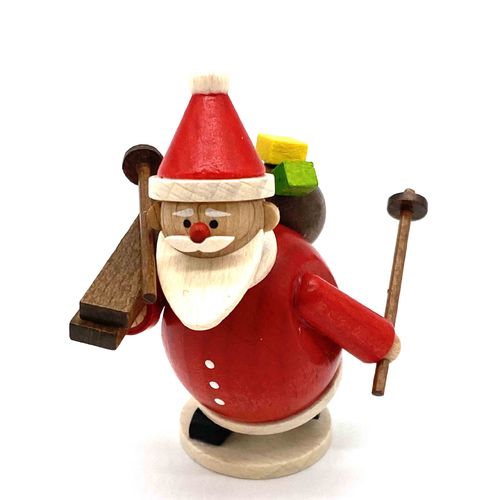 Holzwaren Egermann - Weihnachtsmann mit Ski, tragend