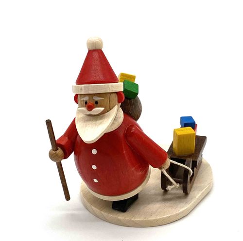 Holzwaren Egermann - Weihnachtsmann mit Schlitten