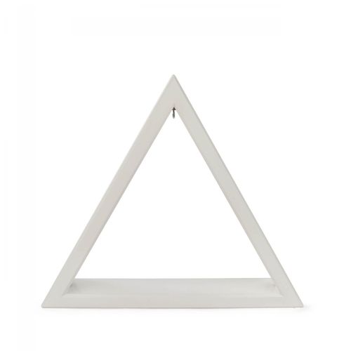 Beleuchtetes Dreieck weiß 30cm